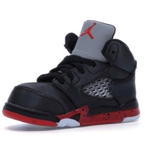 Jordan 5 Retro Satin Bred Sneaker for Toddler